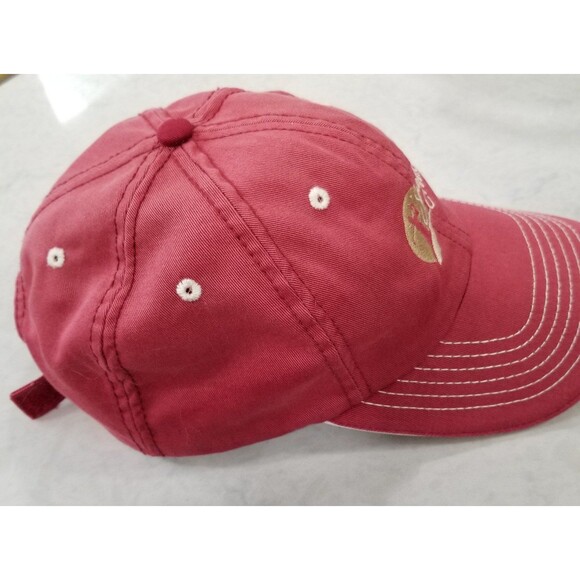 Shalimar Creek golf Hat hook & loop strapback Page & Tuttle red - Picture 4 of 11